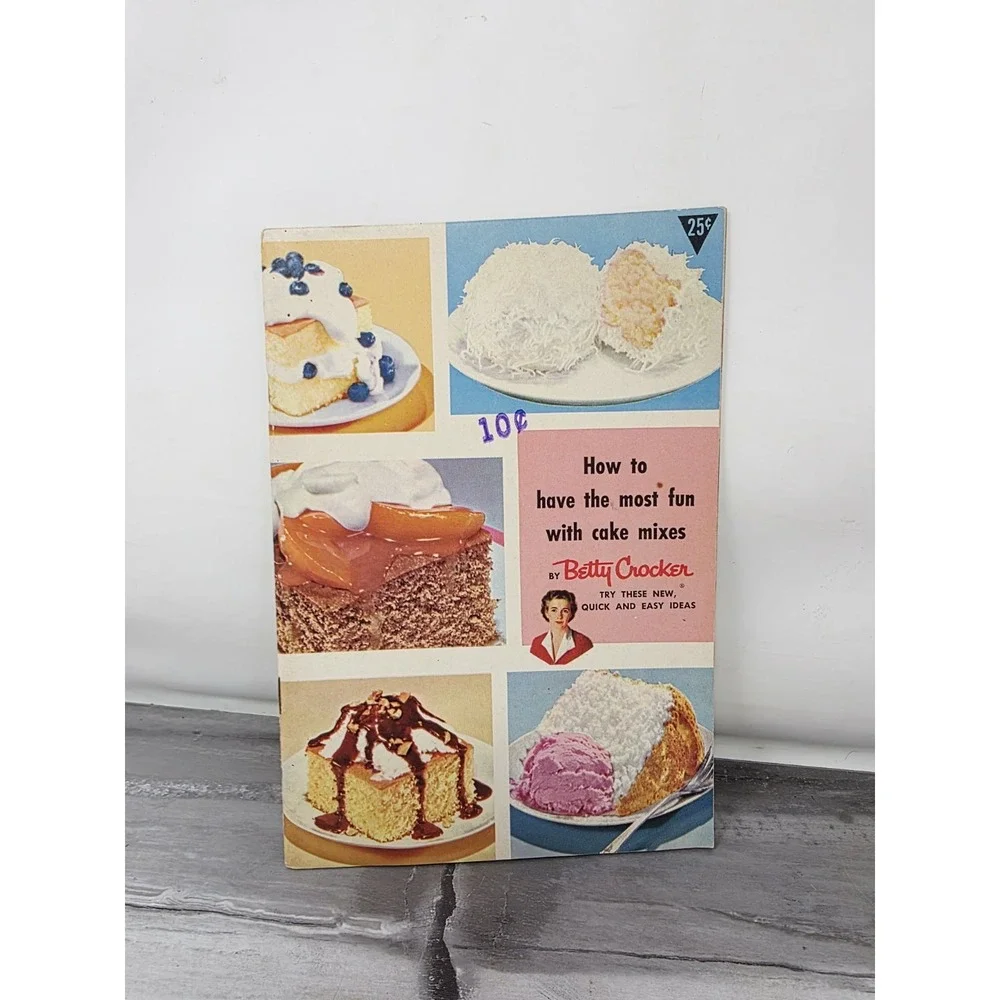 Vintage Cookbook Recipe Pamphlets Cooking Booklets Betty Crocker Jello 1950 60's